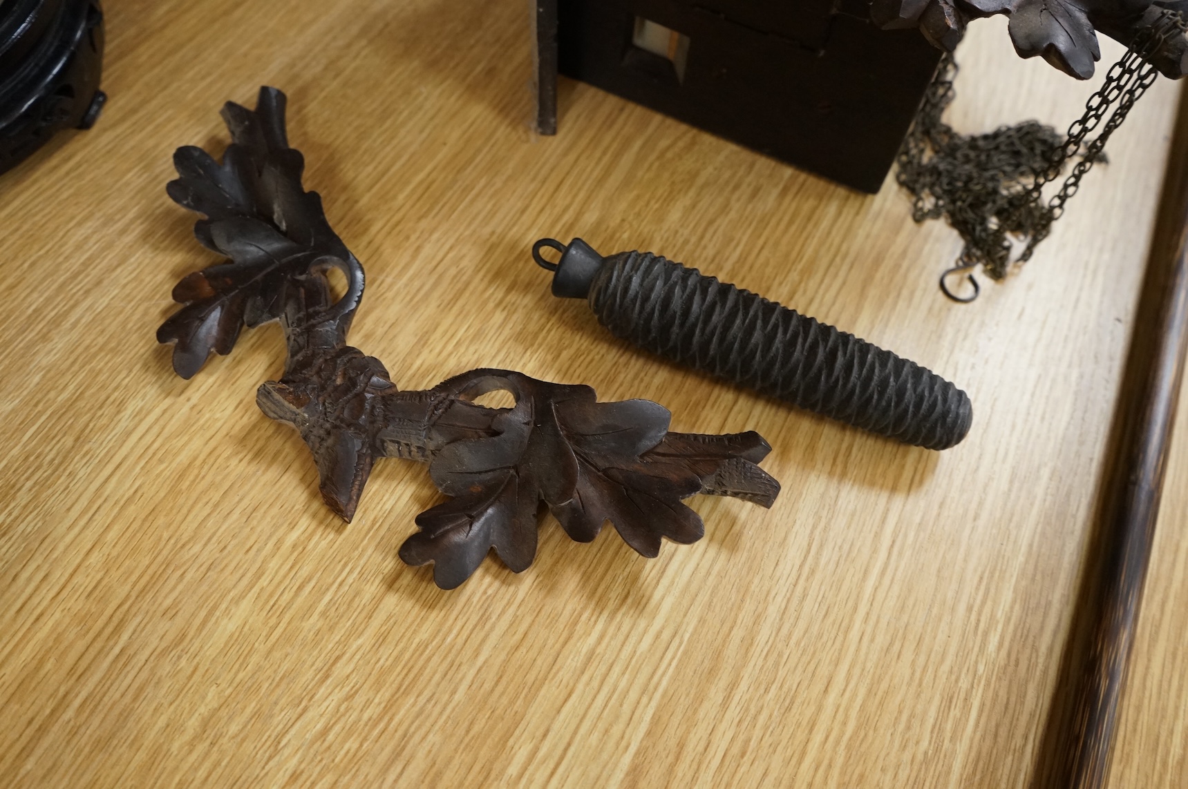 A late 19th century Black Forest Cuckoo clock